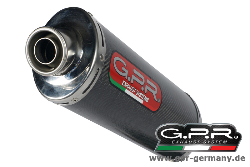 GPR CARBON OVAL HYOSUNG COMET 650 GT - R 2004/16 BOLT-ON